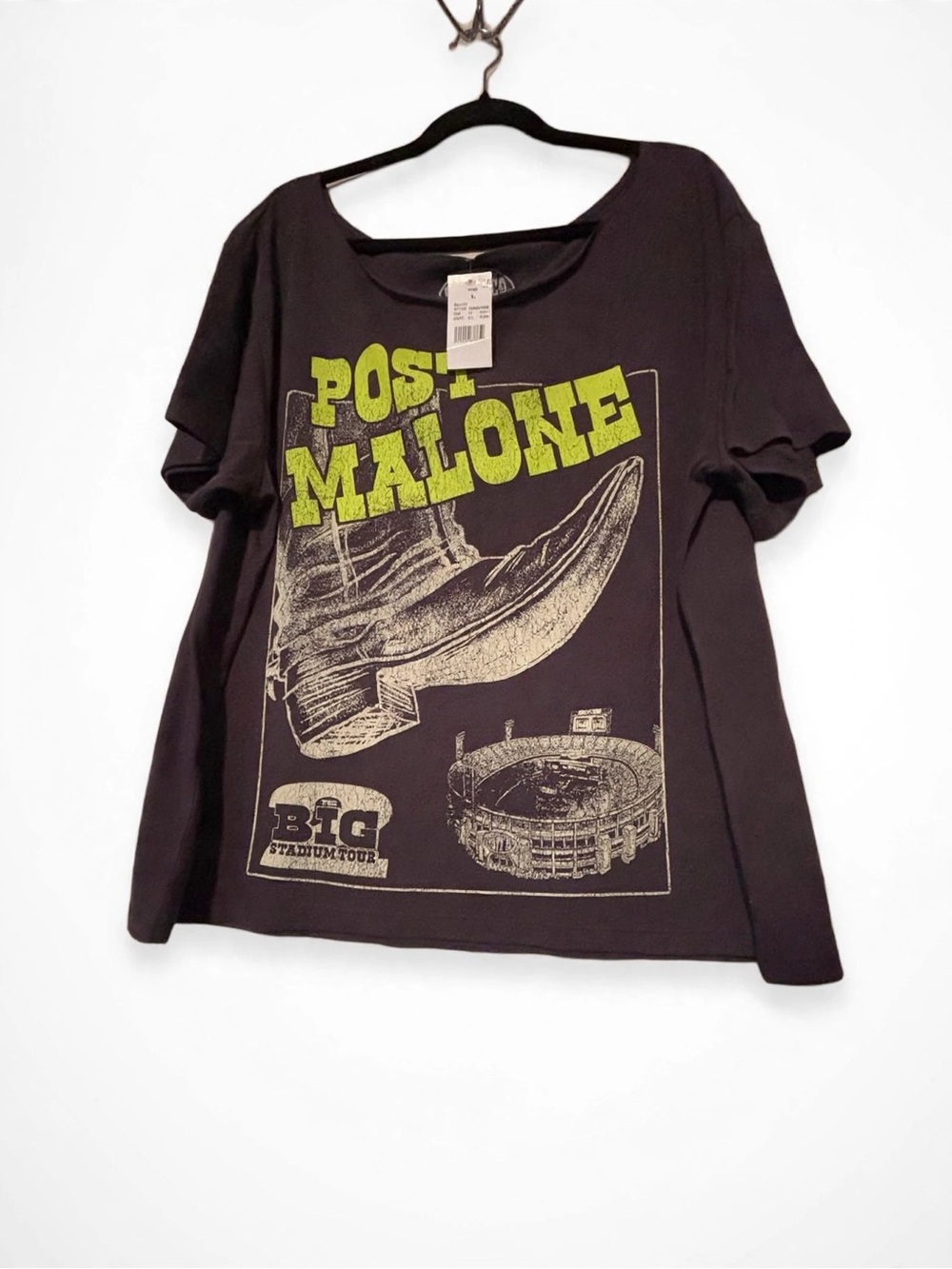 NWT - deadstock! Post Malone 2025 Big Stadium Tour graphic tee.